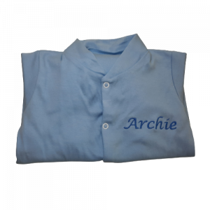 baby sleepsuit blue