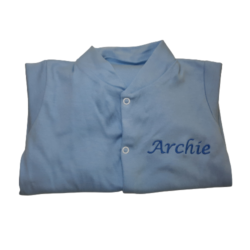 baby sleepsuit blue