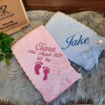 personalised baby blanket minky blankets