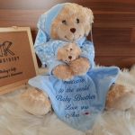 teddy and comforter