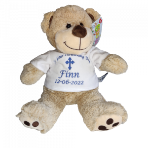 personalised Christening teddy bear