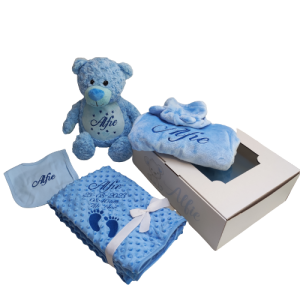 Baby Hamper With Tummy Bear - Blue
