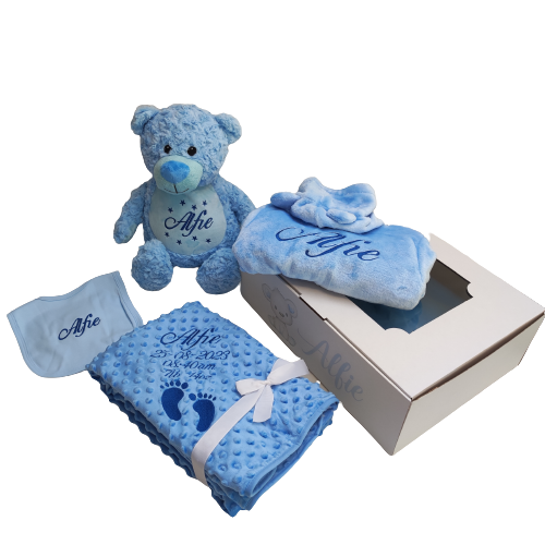 Baby Hamper With Tummy Bear - Blue