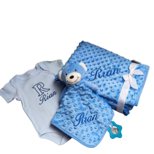 Blanket, comforter, vest - blue