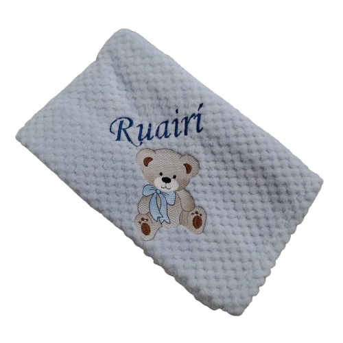 Ruairí blue blanket